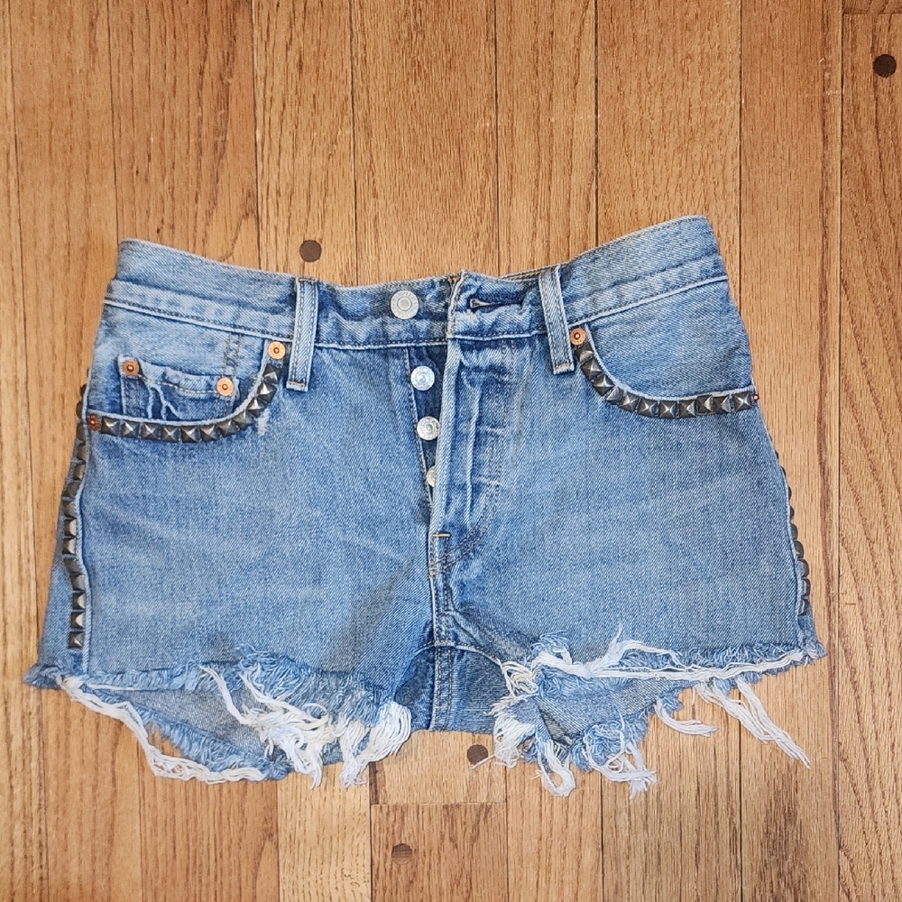 Levi's Studded Denim Women Shorts